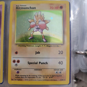 Pokemon Card Hitmonchan Holo
